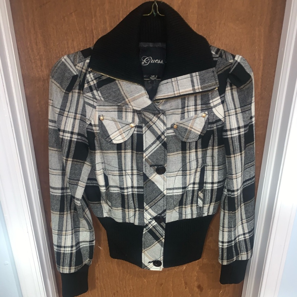 Guess Plaid Jacket